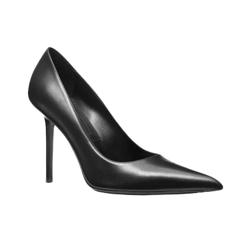 MICHAEL KORS Winona Slim Heel High Heels 10cm Women's Black-2