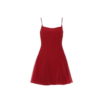 DPLAY Slip Dresses Women's Jam Red