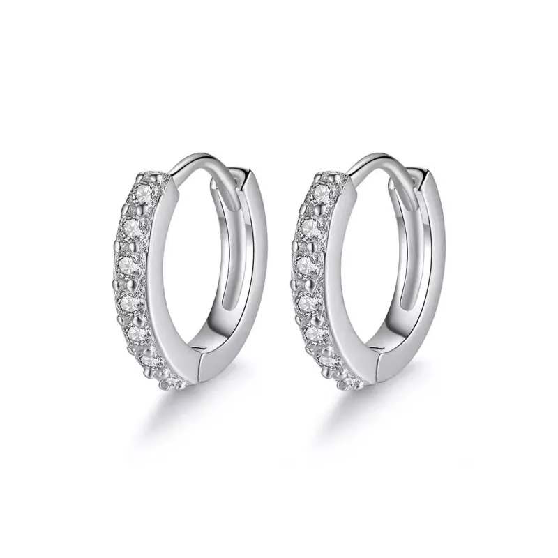 Kevni 925 Sterling Silver Earrings Unisex-0