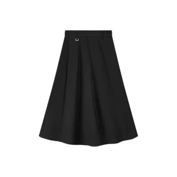 EICHITOO Casual Long Skirts Women's Black