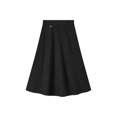 EICHITOO Casual Long Skirts Women's Black
