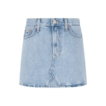 Tommy Hilfiger Denim Short Skirts Women's Denim Blue