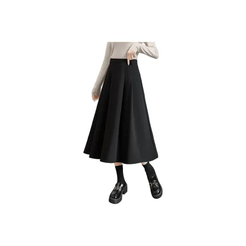 TOUCH Casual Long Skirt Women's Black