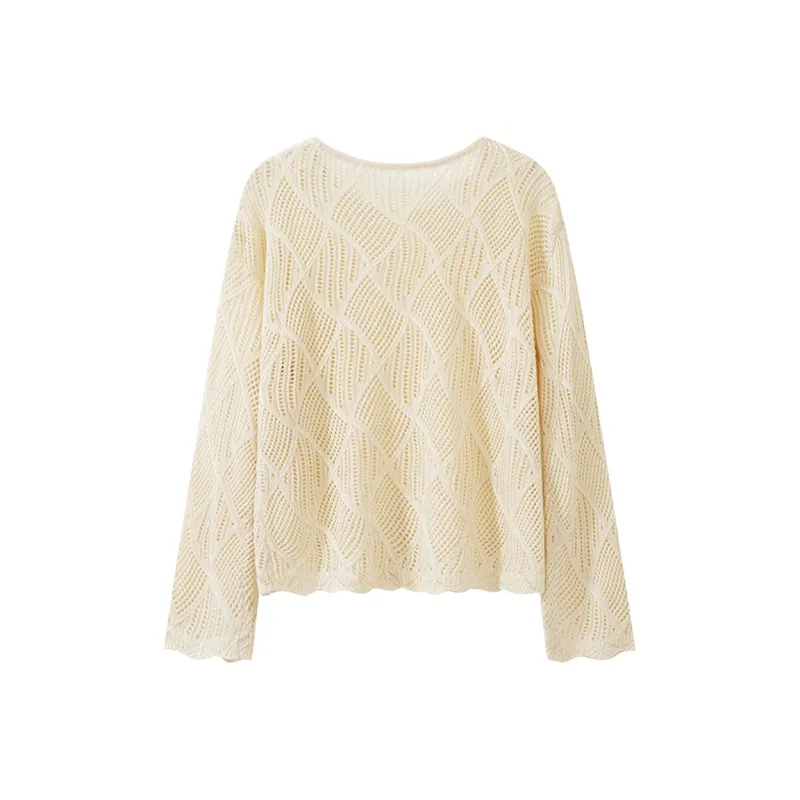 ERIRI Knitwear Women's Apricot-1
