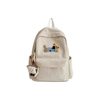 Yalu Corduroy Backpack Women's Multicolor