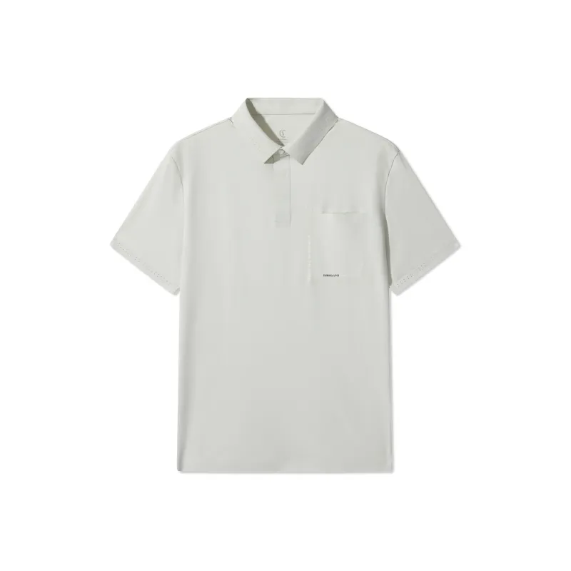 Cabbeen Polo Shirts Men Blue Gray 27-0