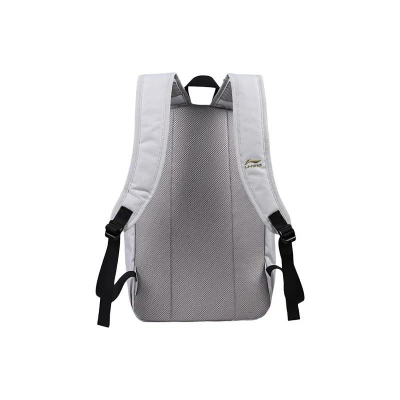 LiNing Polyester Backpack Regular Unisex Black/Light Lime/Blue-7