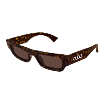 GUCCI Acetate Rhinestone Cat Eye Sunglasses Unisex Tortoiseshell