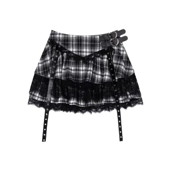 CUWU Casual Short Skirts Women's Black