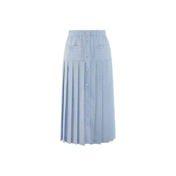 IMMI Casual Long Skirts Women's Light Blue