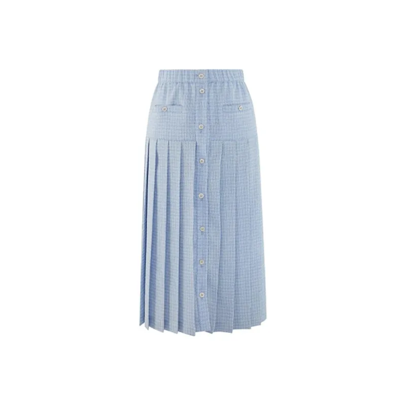 IMMI Casual Long Skirts Women's Light Blue-0