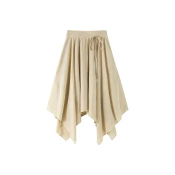 PEACEBIRD Casual Long Skirts Women's