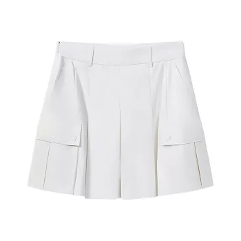 KSWISS Casual Short Skirts Women's Gauze White