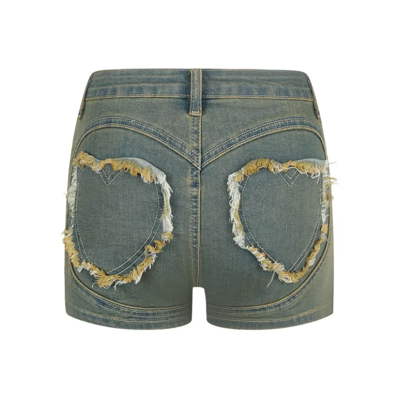 Barb Chill Denim Shorts Women's Vintage Blue-0