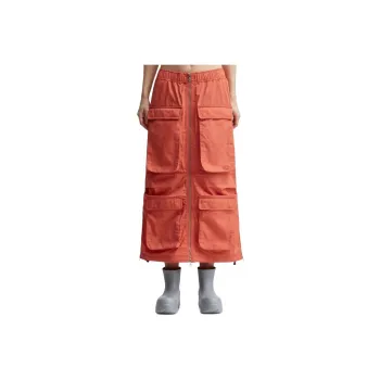 DIESEL Casual Long Skirt Women's Orange