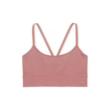 Victoria's Secret PINK SEAMLESS SCOOP SPORTS BRA/Pink Bra Women's Pink