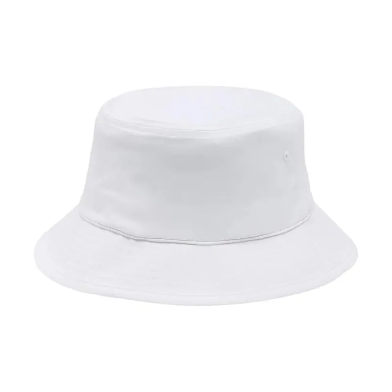 Columbia Polyester, Elastane Bucket Hats Unisex White-1
