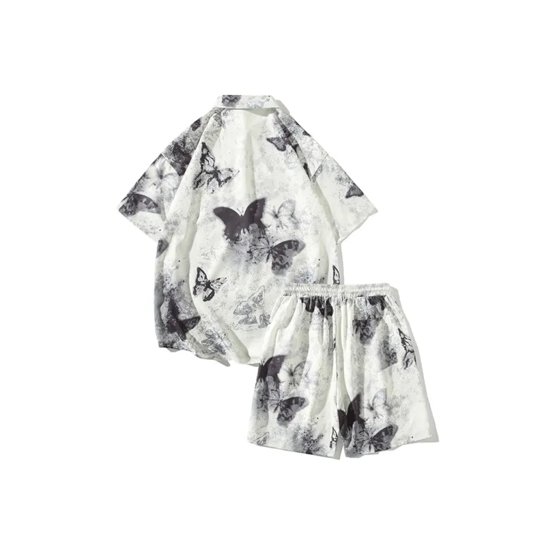 Fakeyoung Shirt Matching Set Unisex-1