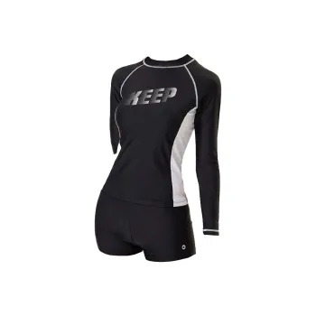 Keep Two-Piece Swimsuits Women's Black & White Color Scheme