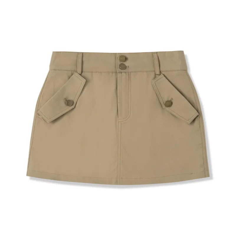 INRM Cargo Short Skirts Women's Khaki-0
