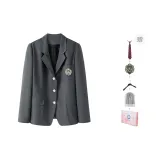 Gray Suit, Comes with Free Tie+Dust Bag+Badge