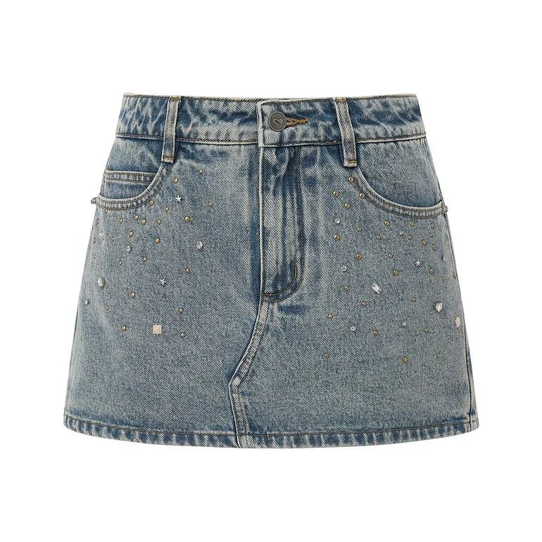 D'zzit Denim Shorts Women's Blue-0