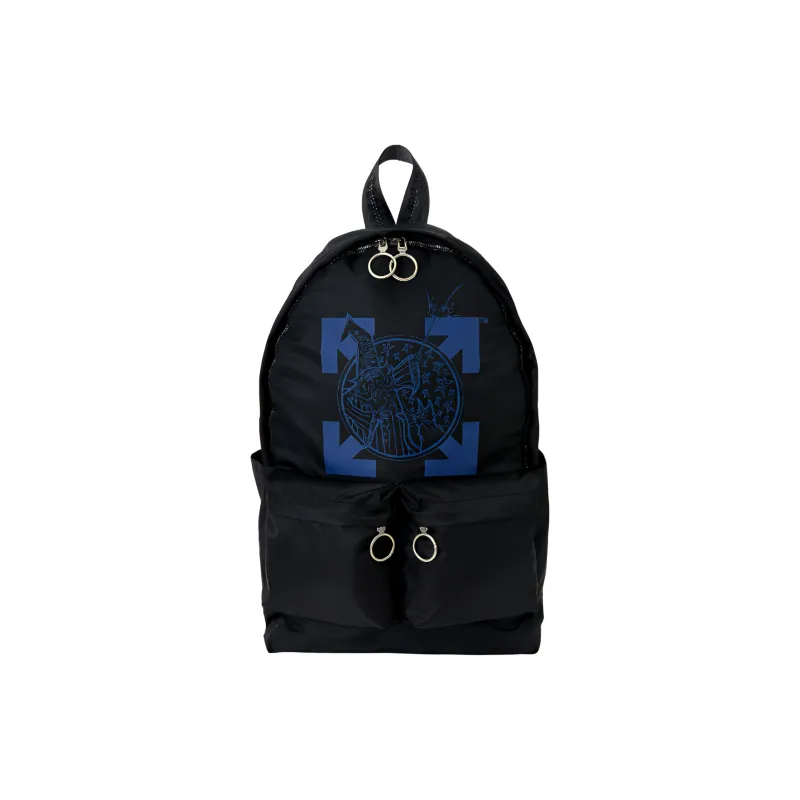 OFF-WHITE Canvas Backpack Regular Men's Black-0