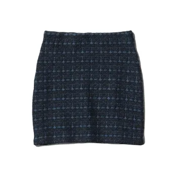 UNIQLO Casual Short Skirts Women's Dark Blue