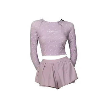 Hao Zhilang Two-Piece Swimsuits Women's Purple