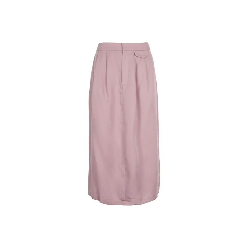 JESSYLINE Casual Long Skirt Women's Pink Orange-0