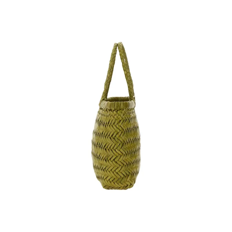 Dragon Diffusion Leather Handbag Mini Women's Yellow Green-1