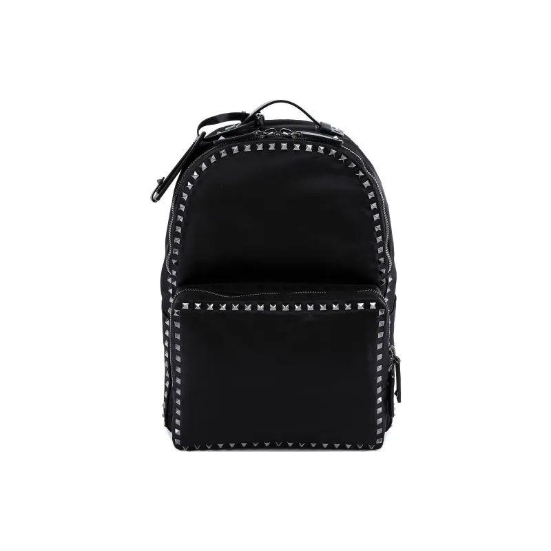Valentino GARAVANI Leather Backpack Men's Black-0