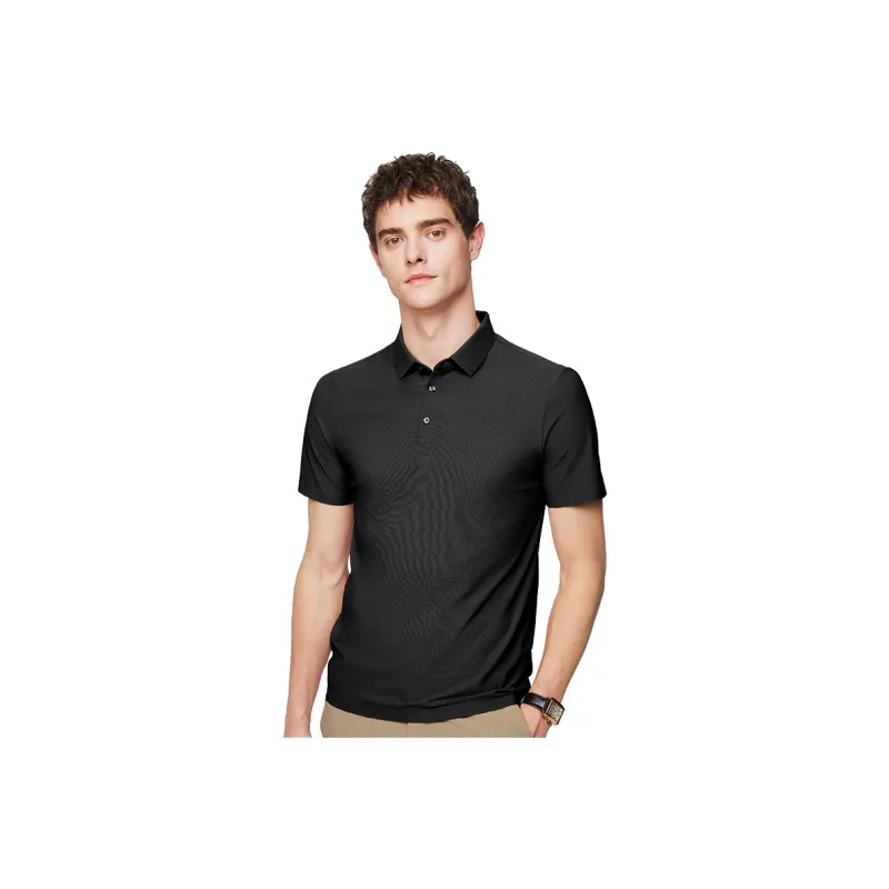 Red bean Polo Shirts Men-15