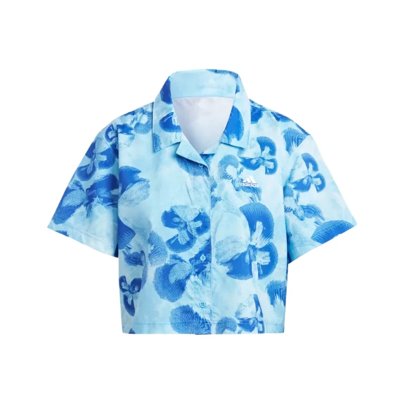 Adidas Polo Shirts Women's Blue-0