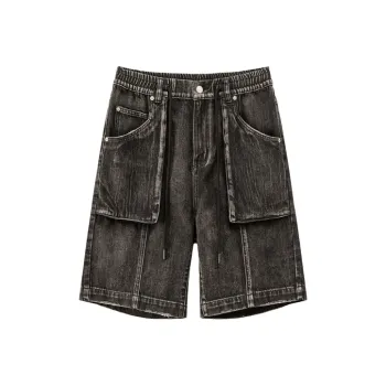 NO ONE ELSE Denim Shorts Unisex