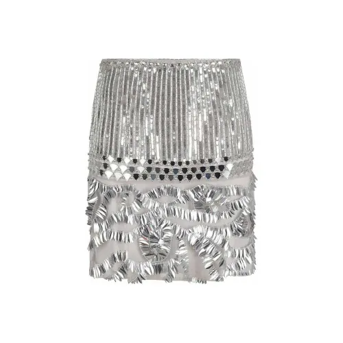 ALBERTA FERRETTI Sequin-Embellished High Waist Mini Skirt
