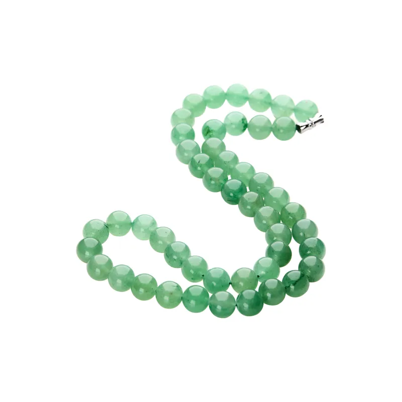 Linguanying Natural Aventurine Necklaces Women's-0