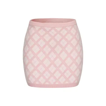 NANA JACQUELINE Casual Short Skirts Women's Pink