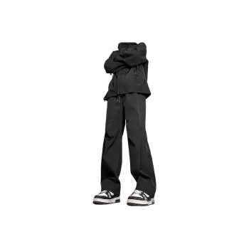 DARK HORSE Casual Pants Unisex Pure Black