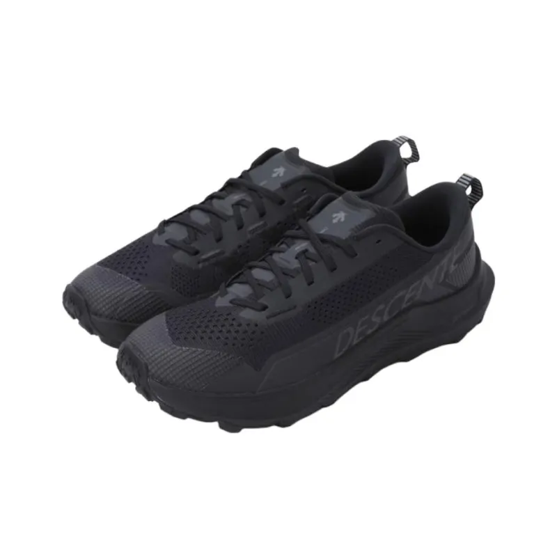 DESCENTE Somat Anti Slip Wear Resistant Low Top Casual Running Shoes Unisex Black-1