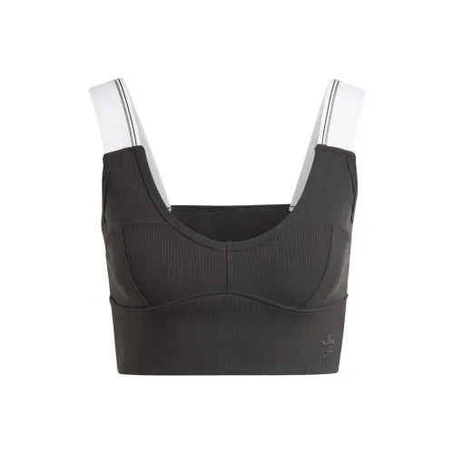 Adidas Originals Tape Bra Top Sports Underwear Women's Black