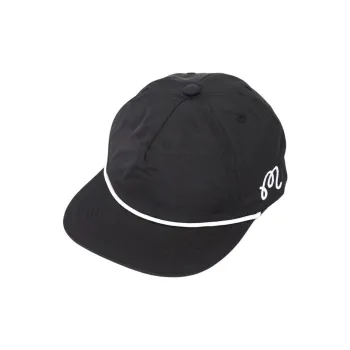 Malbon Golf Nylon Baseball Caps Unisex Black