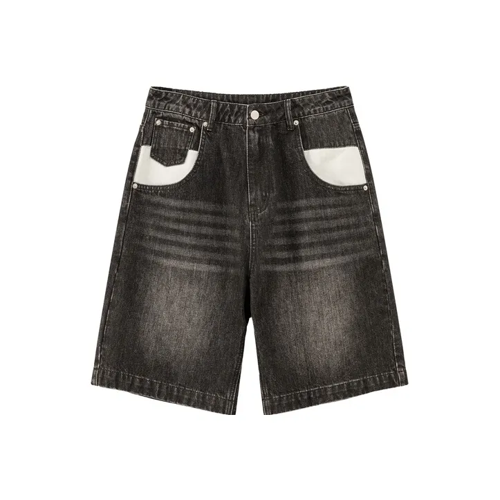 NO ONE ELSE Denim Shorts Unisex-3