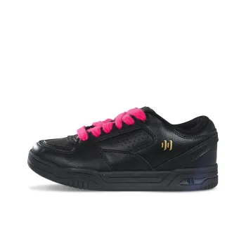 Ollieskate Wear resistant And Lightweight Low Top Skateboard Shoes Unisex Black Gold