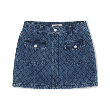GUESS Denim Short Skirts Women's Blue