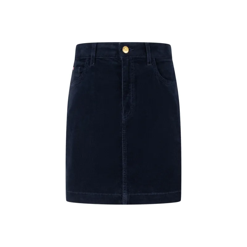 Tommy Hilfiger Casual Short Skirts Women's Navy Blue-0