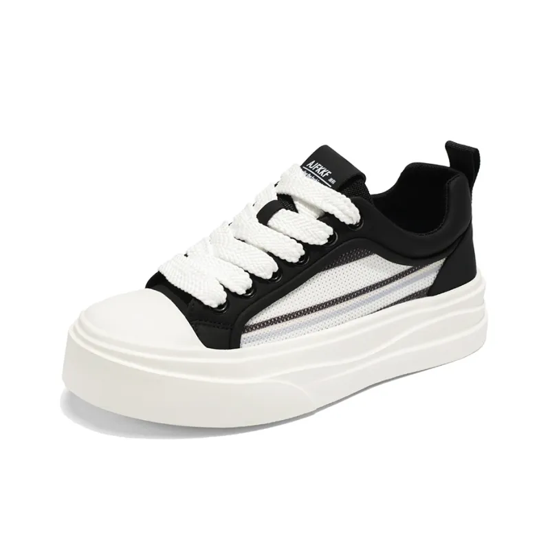 SUPEREDGE Cushioning, Impact Resistant, Abrasion Resistant Low Top Skateboard Shoes Men's Black-2