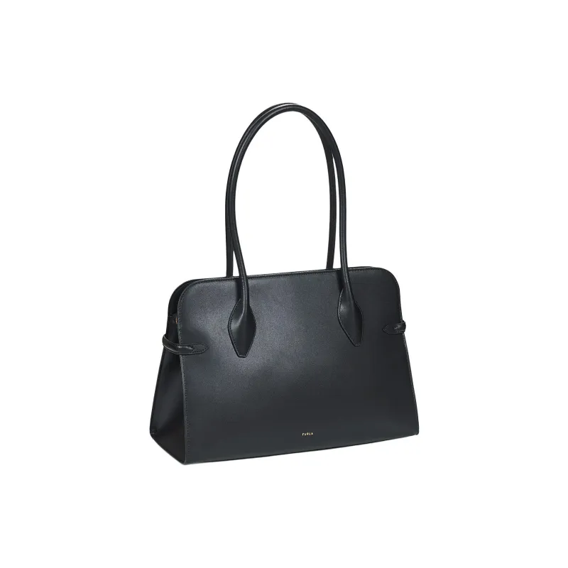 Furla Leather Handbag, Shoulder Bag Medium Size Women's Black-2