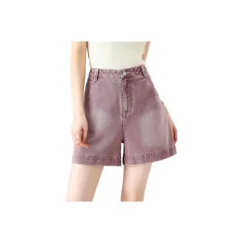 Dme Denim Shorts Women's Berry Red