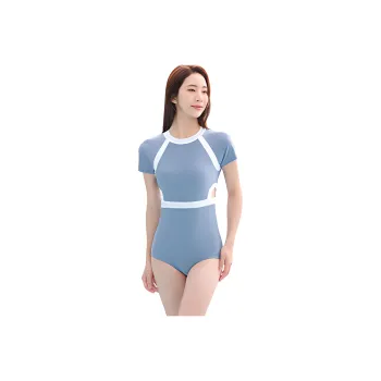 Youyou One-Piece Swimsuits Women's Blue